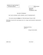 MIL MS21448 Notice 3 - Inactivation