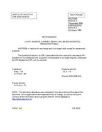 MIL MS27033B Notice 3 - Inactivation