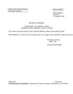 MIL MS3370B Notice 1 - Inactivation