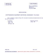 MIL MIL-C-10244G Notice 1 - Validation