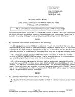 MIL MIL-C-13743A Amendment 1