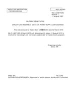 MIL MIL-C-14877 Notice 1 - Inactivation