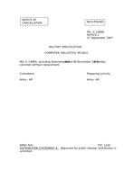 MIL MIL-C-14894 Notice 1 - Cancellation