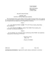 MIL MIL-C-23771A Amendment 1