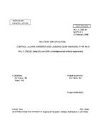 MIL MIL-C-25613D Notice 1 - Cancellation