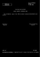 MIL MIL-C-27298B Notice 1 - Validation