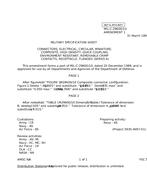 MIL MIL-C-29600/10 Amendment 1