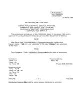 MIL MIL-C-29600/12 Amendment 1