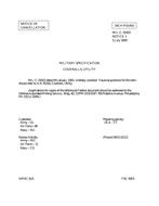 MIL MIL-C-31003 Notice 1 - Cancellation