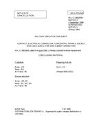 MIL MIL-C-39029/95 Notice 2 - Cancellation