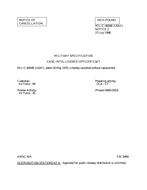 MIL MIL-C-4004B Notice 2 - Cancellation