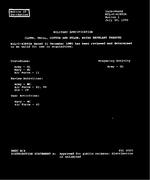 MIL MIL-C-43892A Notice 1 - Validation