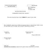 MIL MIL-C-49380 Notice 2 - Inactivation