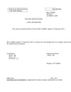 MIL MIL-C-50697 Notice 1 - Inactivation