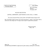MIL MIL-C-50734 Notice 1 - Inactivation