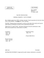 MIL MIL-C-5604B Notice 1 - Cancellation