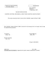 MIL MIL-C-60618C Notice 1 - Inactivation