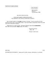 MIL MIL-C-6183B Notice 1 - Cancellation