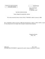 MIL MIL-C-70678 Notice 1 - Inactivation