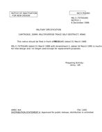 MIL MIL-C-70793 Notice 1 - Inactivation