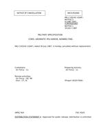 MIL MIL-C-83242 Notice 2 - Cancellation