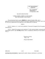 MIL MIL-C-85498 Amendment 1