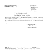 MIL MIL-C-85521 Notice 1 - Inactivation