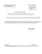 MIL MIL-D-46284 Notice 2 - Inactivation