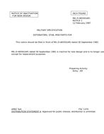 MIL MIL-D-46592 Notice 1 - Inactivation