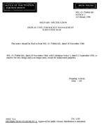MIL MIL-D-70484 Notice 2 - Inactivation