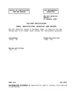 MIL MIL-DTL-3628/114 Notice 1 - Inactivation