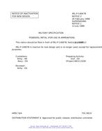 MIL MIL-P-14067B Notice 2 - Inactivation