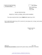 MIL MIL-P-14827A Notice 1 - Inactivation