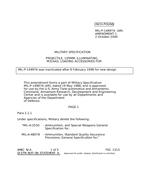 MIL MIL-P-14997A Amendment 1