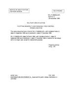 MIL MIL-P-45605A Notice 3 - Inactivation