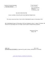 MIL MIL-P-46438A Notice 2 - Inactivation