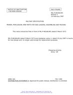 MIL MIL-P-48166 Notice 2 - Inactivation