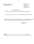 MIL MIL-P-50538 Notice 3 - Inactivation