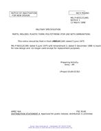 MIL MIL-P-60312C Notice 1 - Inactivation
