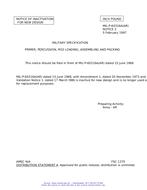 MIL MIL-P-60316A Notice 2 - Inactivation