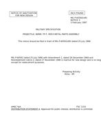 MIL MIL-P-60592 Notice 3 - Inactivation