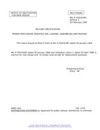 MIL MIL-P-70433 Notice 2 - Inactivation