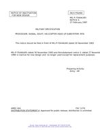 MIL MIL-P-70444 Notice 4 - Inactivation