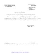 MIL MIL-P-70507 Notice 1 - Inactivation