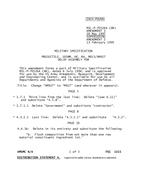 MIL MIL-P-70526A Amendment 3