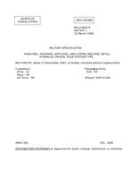 MIL MIL-P-80279 Notice 1 - Cancellation