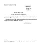 MIL MIL-P-81728A Notice 1 - Cancellation