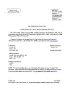MIL MIL-PRF-2105E Notice 2 - Cancellation