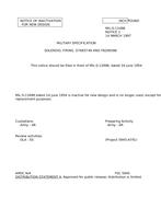 MIL MIL-S-13498 Notice 1 - Inactivation