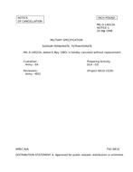 MIL MIL-S-14022A Notice 1 - Cancellation